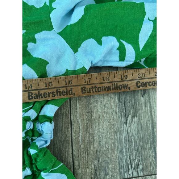 NWT Kate Spade x Target Classic Rose Linen Long Sleeve Maxi Dress Size XS - Picture 10 of 10